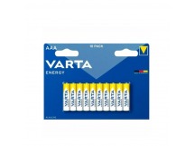 Батарейки алкалиновые "мизинчиковые" КОМПЛЕКТ 10 шт VARTA ENERGY, ААА LR03 [цена за блистер]