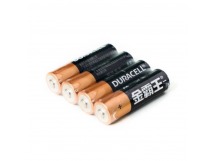 Батарейки КОМПЛЕКТ 4 шт, DURACELL Basic ОРИГИНАЛ, AA (LR06, 15А), [цена за блистер]