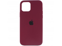 Чехол Case Soft Touch iPhone 12/12 Pro Бордовый "М"