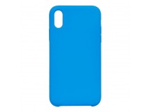Чехол Case Soft Touch iPhone XR Голубой "М"