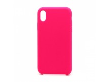 Чехол Case Soft Touch iPhone XR Ярко-розовый "М"