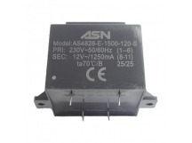 Трансформаторы силовые ASN AS4826-E-1500-120-S Герметизированныйтрансформатор 15Вт обмотки 220В (1+6)/12В 1,25А (8+11)