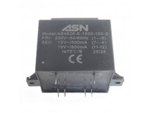 Трансформаторы силовые ASN AS4826-E-1500-150-D Герметизированныйтрансформатор 15Вт обмотки 220В (1+6)/2x15В 0,5А (7+8-11+12)