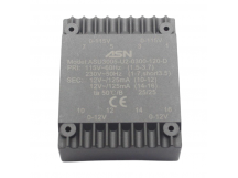 Трансформаторы силовые ASN ASU3005-U2-0300-120-DГерметизированный трансформатор 3Вт обмотки 2x110В (1+3-5+7,1B)/2x12В 0,125А (10+12-14+16)