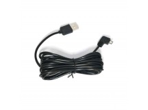 Кабель USB - micro USB для автомобильного видеорегистратора,изогнутый вправо (3,5 м)
