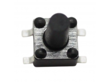 Тактовые кнопки NONAME Кнопка тактовая SMD 4,5х4,5мм h=7мм 4 конт.SPST-NO