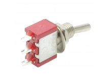 Тумблеры DAIER MTS-102R Тумблер на панель ON-ON SPDT 250В 3А(6мм)