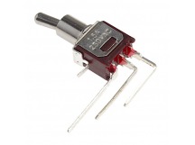Тумблеры JIETONG SMTS-102-2C4 Тумблер миниатюрный на платуугловой ON-ON SPDT 250В 1,5А (5мм)