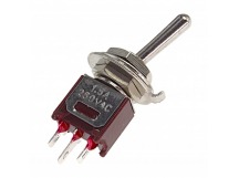 Тумблеры JIETONG SMTS-103-2A1 Тумблер миниатюрный на панельON-OFF-ON SPDT 250В 1,5А (5мм)
