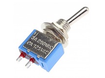 Тумблеры JIETONG STM-101 Тумблер на панель ON-OFF SPST 250В 3А(6мм)