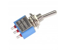 Тумблеры JIETONG STM-103 Тумблер на панель ON-OFF-ON SPDT 250В3А (6мм)