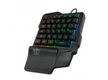 Игровой блок Оклик 701G IRON FIST черный USB for gamer LED