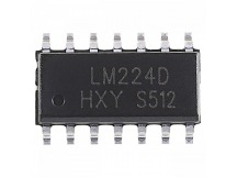 Операционные усилители HXY LM224 (SO-14) Счетверённыйоперационный усилитель