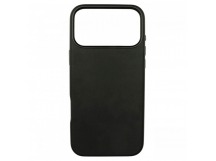 Задняя накладка для iPhone 17 Pro Max (экокожа, поддержка MagSafe),черная (Full Case) (PL-161) PiBlue