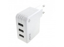ASPOR Сетевое зарядное устройство 3 выхода USB 4000mA  (A831)ASPOR