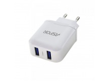 ASPOR Сетевое зарядное устройство USB 2400mA 2 выхода USB (A829)ASPOR