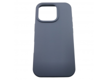 Задняя накладка для iPhone 16 Pro (силикон, темно-синяя (Full Case))