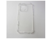 Задняя накладка для iPhone 16 Pro Max (силикон, с защитой камеры,прозрачная (Full TPU Case)) Armor series