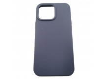 Задняя накладка для iPhone 16 Pro Max (силикон, темно-синяя (FullCase))