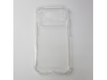 Задняя накладка для iPhone 17 Pro (силикон, с защитой камеры,прозрачная (Full TPU Case)) Armor series