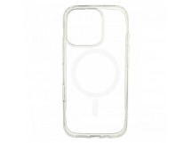 Задняя накладка для iPhone 16 Pro (пластик, поддержка MagSafe),прозрачная (Full Case) (PL-77) PiBlue