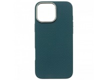 Задняя накладка для iPhone 16 Pro Max (карбон, ультратонкая), синяя(Full Case) (PL-99) PiBlue