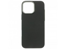 Задняя накладка для iPhone 16 Pro Max (карбон, ультратонкая), черная(Full Case) (PL-99) PiBlue