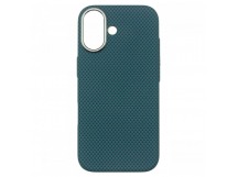Задняя накладка для iPhone 17 (карбон, ультратонкая), синяя (Full Case)(PL-99) PiBlue