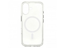 Задняя накладка для iPhone 17 (пластик, поддержка MagSafe),прозрачная (Full Case) (PL-127) PiBlue