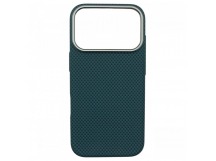 Задняя накладка для iPhone 17 Pro (карбон, ультратонкая), синяя (FullCase) (PL-99) PiBlue