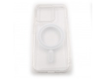 Задняя накладка для iPhone 15 Pro (прозрачная, с магнитом) MagSafe