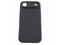 Задняя накладка для iPhone 17 Air (ультратонкая, защита от отпечатковпальцев, силиконовая, матовая), черная (Q Series) (Full Case) KZDOO