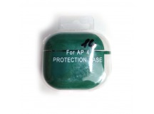 Чехол для наушников AirPods 4 Protection Case с карабином зеленый (14)