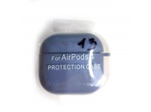 Чехол для наушников AirPods 4 Protection Case с карабином серый (13)