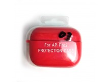 Чехол для наушников AirPods Pro/Pro2 Protection Case с карабином красный (03)