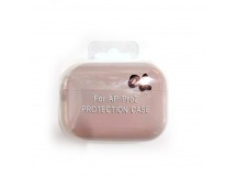 Чехол для наушников AirPods Pro/Pro2 Protection Case с карабином пудра (02)