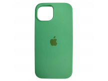 Чехол силиконовый Silicone Case ORG iPhone 15 мятный (12)