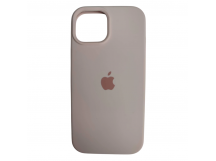 Чехол силиконовый Silicone Case ORG iPhone 15 пудра (02)