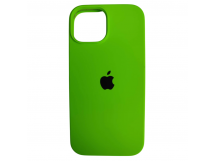 Чехол силиконовый Silicone Case ORG iPhone 15 салатовый (10)