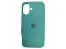 Чехол силиконовый Silicone Case ORG iPhone 16 бирюзовый (11)
