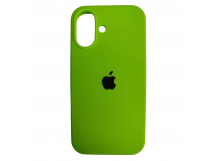 Чехол силиконовый Silicone Case ORG iPhone 16 салатовый (10)