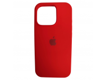 Чехол силиконовый Silicone Case ORG iPhone 16 Pro красный (07)