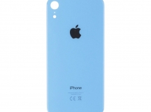 Задняя крышка (стекло) Узкий вырез iPhone XR (Blue)