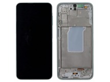 Дисплей для Samsung SM-A266 Galaxy A26 5G (2025) + тачскрин + рамка(мята/зеленый), ОРИГ100%