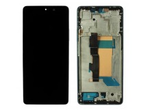 Дисплей для Xiaomi Poco F5 + тачскрин + рамка (синий), Full ORIG
