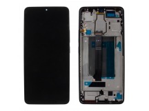 Дисплей для Xiaomi Poco F6 + тачскрин + рамка (черный), ОРИГ 100%