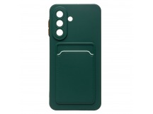 Чехол-накладка - SC337 с картхолдером для "Samsung Galaxy A27 5G" (dark green) (245957)