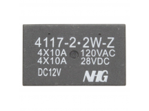 Реле электромагнитные FORWARD 4117-2-2W-Z-10A-12VDC-1.0 Реле 2-егруппы 12В SPDT 120В 2x10А