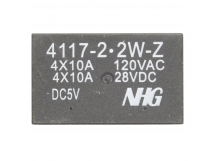 Реле электромагнитные FORWARD 4117-2-2W-Z-10A-5VDC-1.0 Реле 2-егруппы 5В SPDT 120В 2x10А