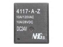 Реле электромагнитные FORWARD 4117-A-Z-10A-24VDC-1.0 Реле 24ВSPST-NO 120В 10А